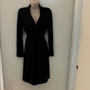 INC International Concepts Black Long Sleeve Dress